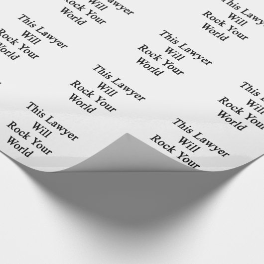 この弁護士はあなたの世界を揺すります ラッピングペーパー (角)