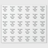 この弁護士はあなたの世界を揺すります ラッピングペーパー (フラット)