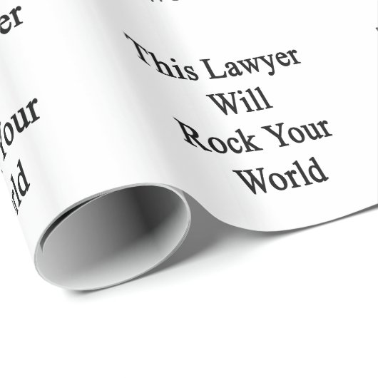 この弁護士はあなたの世界を揺すります ラッピングペーパー (ロールコーナー)