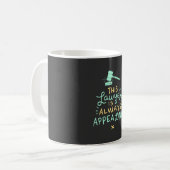 この弁護士は常に懇願しています コーヒーマグカップ (正面左)