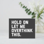 この引用文を考え過おもしろいぎる ポストカード (スタンド正面)