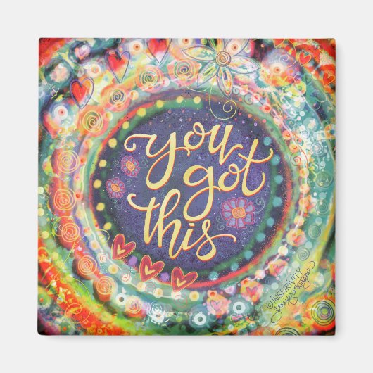 この得おもしろいのカラフル感性 マグネット (正面)