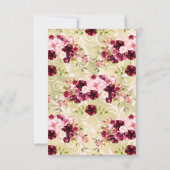 この得だけ実在の婚約パーティ招待状 招待状 (裏面)