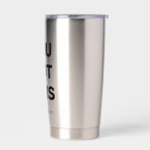 この得はカスタムステンレス製だ 保温保冷タンブラー (左面)