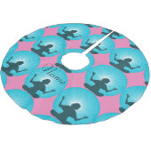 この得サンダー_コーブ ブラッシュドポリエステルツリースカート (アングル)