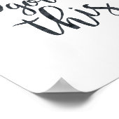 この得タイポグラフィやる気を起こさせる引用文 ポスター (角)