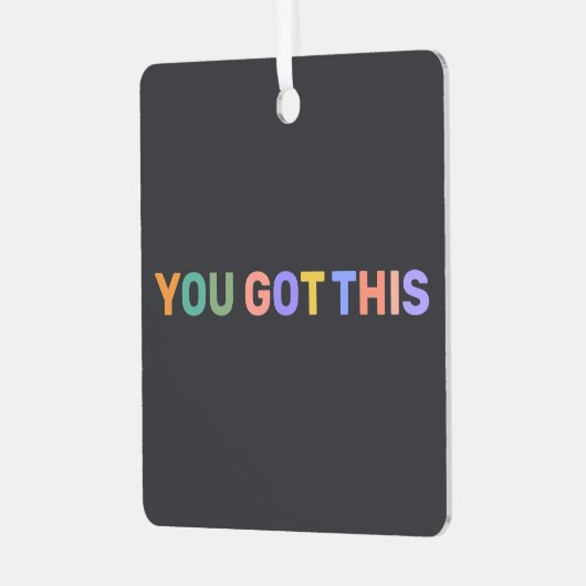 この得ダークカラフル・グレイの名パーソナライズされた前 メタルオーナメント (正面左)