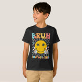 この得テスト日Groovyやる気を起こさせる先生 Tシャツ (正面フル)
