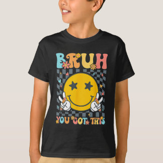 この得テスト日Groovyやる気を起こさせる先生 Tシャツ