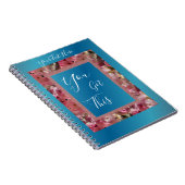 この得ピンクの春が咲く感動的 ノートブック (右側)