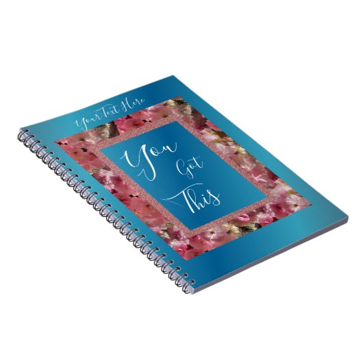 この得ピンクの春が咲く感動的 ノートブック (右側)