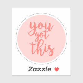 この得ピンクやる気を起こさせる引用文 シール