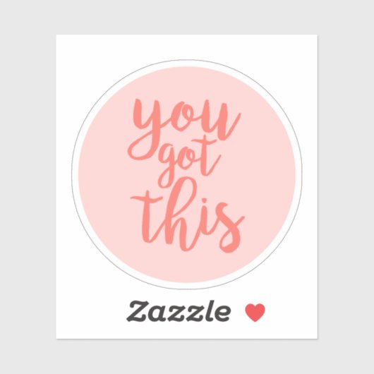 この得ピンクやる気を起こさせる引用文 シール (シート)