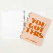 この得ピンク赤い書道プランナー プランナー手帳 (ディスプレー)