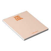 この得ピンク赤の書道ノートPost-i ノートパッド (アングル)