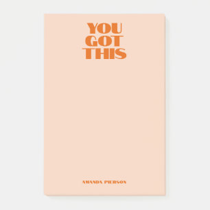 この得ピンク赤の書道ノートPost-i ポストイット