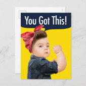 この得ベビー インビテーションポストカード (正面/裏面)