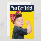 この得ベビー 招待状 (正面/裏面)