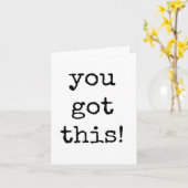 この得ミニマルなシンプル勇気付けられる カード (黄色い花)