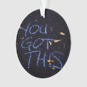 この得モチベーション勇気付けられる オーナメント (正面)