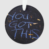 この得モチベーション勇気付けられる オーナメント (正面)