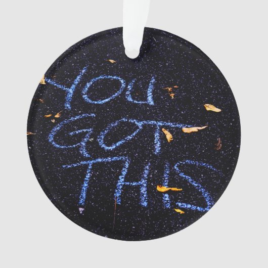 この得モチベーション勇気付けられる オーナメント (正面)