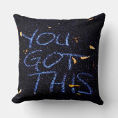 この得モチベーション勇気付けられる クッション (正面)