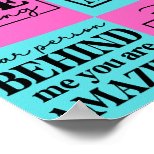 この得モチベーション感動的の引用文アート ポスター (角)