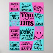 この得モチベーション感動的の引用文アート ポスター (正面)