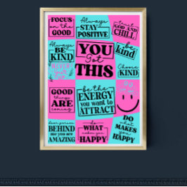 この得モチベーション感動的の引用文アート ポスター