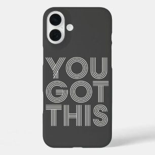 この得レトロ70sタイポグラフィ白黒 iPhone 16 plusケース