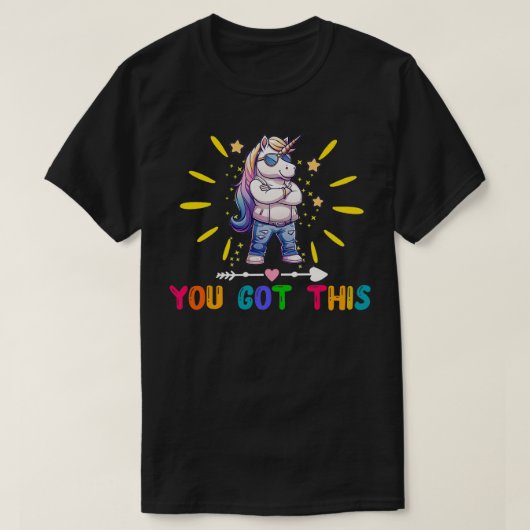 この得先生おもしろい学生テスト日Coo Tシャツ (デザイン正面)