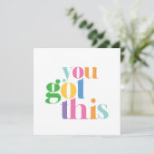 この得励カラフルまし感動的 カード (スタンド正面)