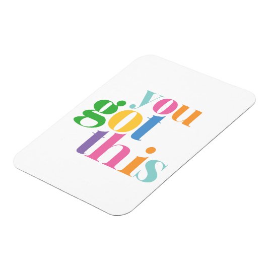 この得励カラフルまし感動的 マグネット (左側)