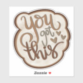 この得勇気付けられるモダン シール (シート)