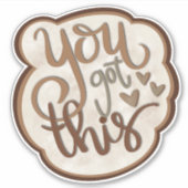 この得勇気付けられるモダン シール (正面)