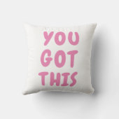 この得可愛い感動的引用文 クッション (裏面)