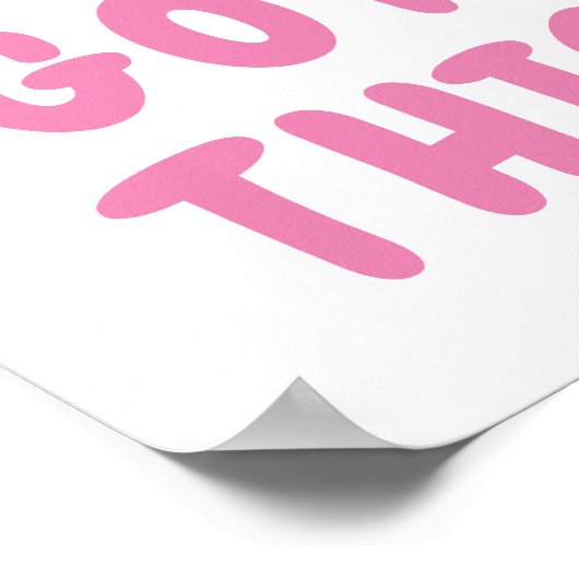 この得可愛い感動的引用文 ポスター (角)