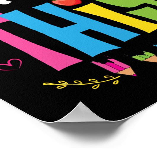 この得州テスト先生かわいい先生 ポスター (角)