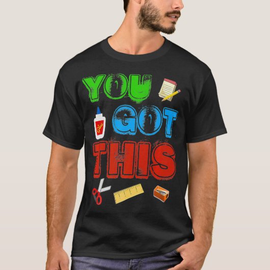 この得州テスト先生クール先生 Tシャツ (正面)