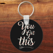 この得州テスト日先生先生ギフト キーホルダー (正面)