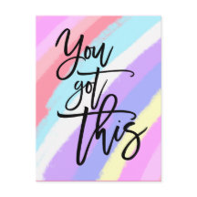 この得引用文やる気を起こさせるレインボーパターン