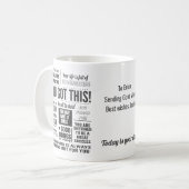 この得引用文 コーヒーマグカップ (正面左)