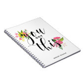 この得書道モダンフローラ ノートブック (右側)