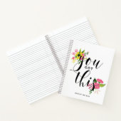 この得書道モダンフローラ ノートブック (内部)