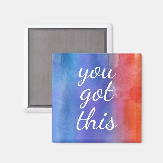 この得病気は早く治る勇気付けられる マグネット (正面/裏面)