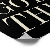 この得白黒のやる気を起こさせる引用文 ポスター (角)