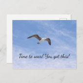 この得美しい飛んでいる鳥 ポストカード (正面/裏面)