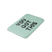 この得黒いフォント バスマット (アングル)