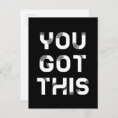 この得黒い葉書は ポストカード (正面/裏面)